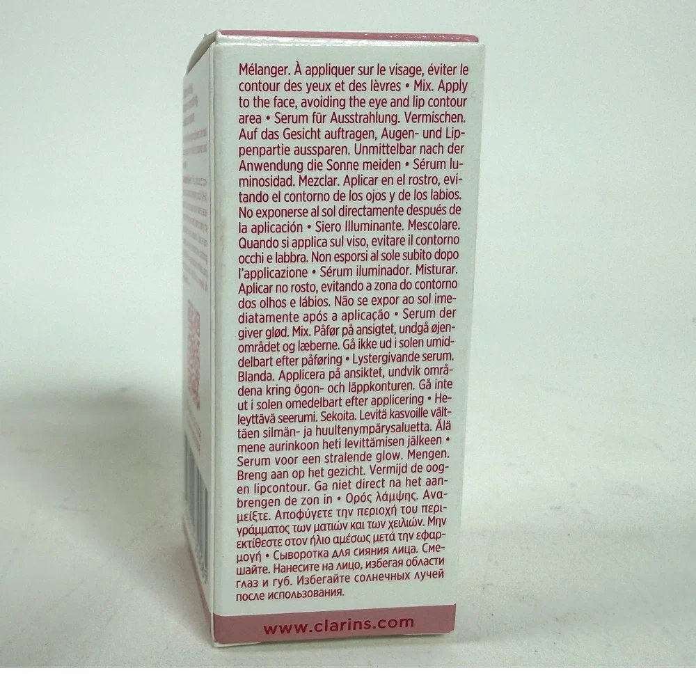 Clarins Serum Multi-Active Glow Vitamin C AHA Radiance Travel Size 7ml 0.2oz New